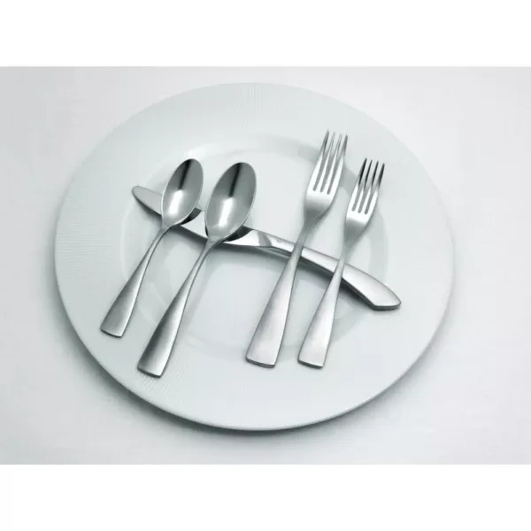 Oneida Satin Reflections Stainless Steel 18/10 Table Forks, European Size (Set of 12)