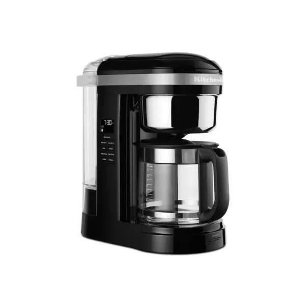 KitchenAid 12-Cup Onyx Black Drip Coffee Maker with Spiral Showerhead