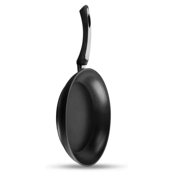 Ozeri Earth Professional Series 9.5 in. Aluminum Ceramic Nonstick Frying Pan in Onyx