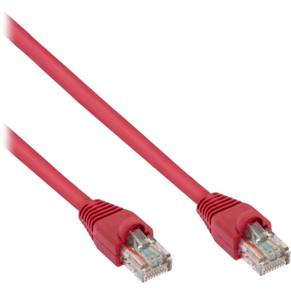 Pearstone Cat 5e Snagless Patch Cable (1', Red)