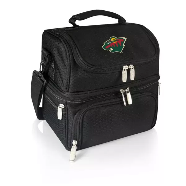 Picnic Time Pranzo Black Minnesota Wild Lunch Bag