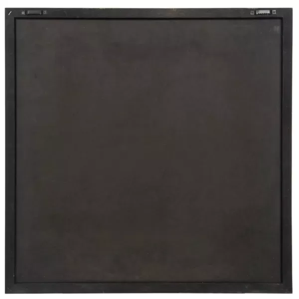 Pinnacle Framed Window Pane Distressed White Chalkboard Memo Board