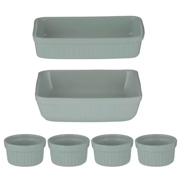 Mason Cash Classic 6-Piece Pistachio Bakeware Set