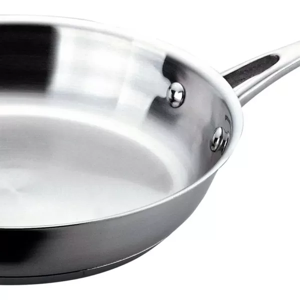 BergHOFF Copper Clad 2-Piece Stainless Steel Frying Pan Set in Polished Stainless Steel