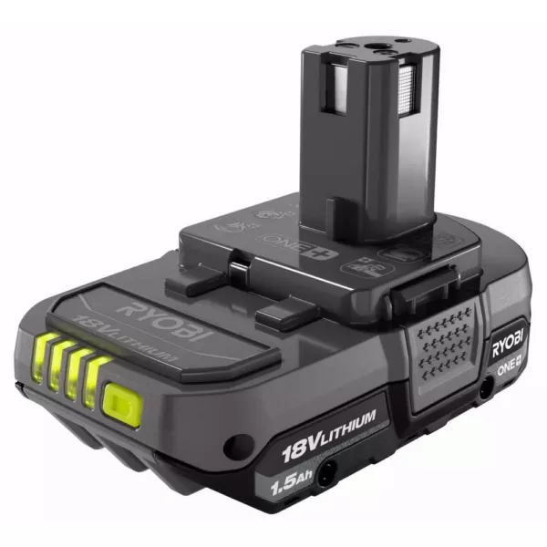 RYOBI ONE+ HP 18V Brushless Cordless Compact with 1/2 in. Drill/Driver, One-Handed Recip Saw, (2) 1.5 Ah Batteries, Charger