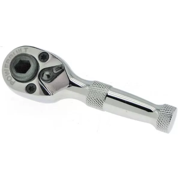 Powerbuilt 1/4 in. Drive Socket and Bit Driver Mini Ratchet