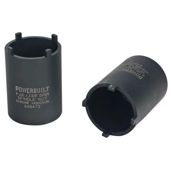 Powerbuilt 4-Outer Lug Spindle Nut Socket