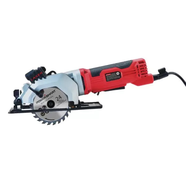 PowerSmart 4-1/2 in. 4 Amp Electric Compact Circular Saw