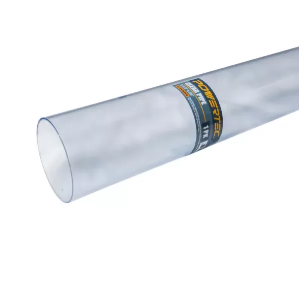 POWERTEC 2-1/2 in. x 36 in. Long Clear Pipe