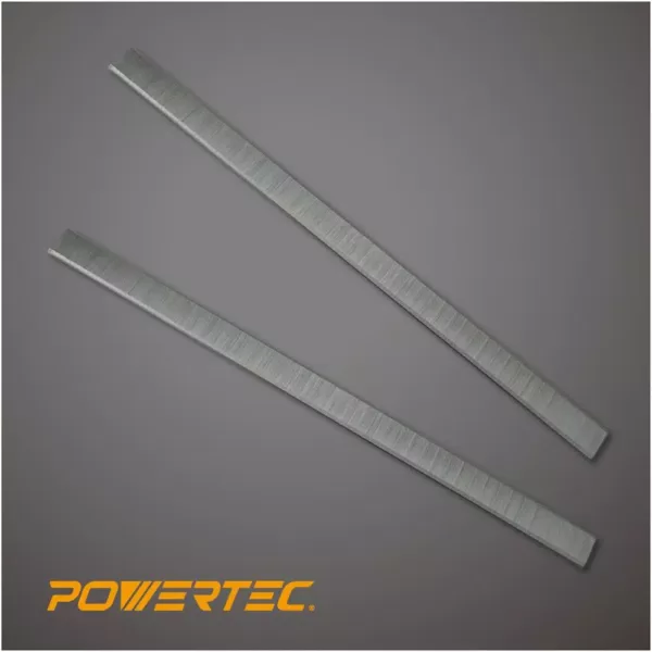 POWERTEC 12 in. High-Speed Steel Planer Knives for Delta TP300 (Set of 2)