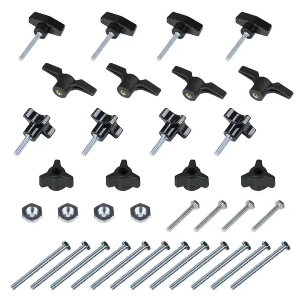 POWERTEC Jig and Fixture Hardware Kit (36-Piece)