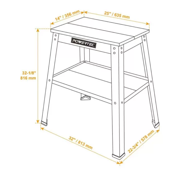 POWERTEC Heavy-Duty Universal Tool Stand