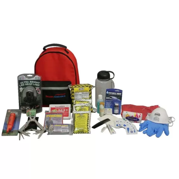 Ready America 1-Person 3-Day Deluxe Emergency Kit with Backpack