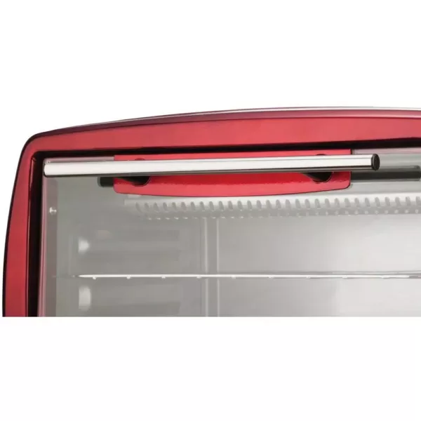 Brentwood 4-Slice Red Toaster Oven