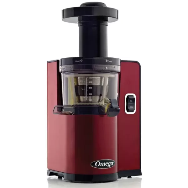 Omega Vertical Slow Speed Masticating Red Juicer