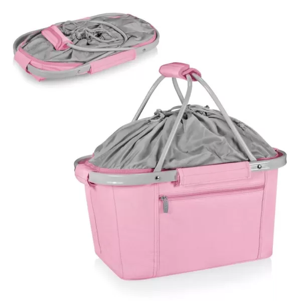 Picnic Time Metro Basket 9 Qt. Pink Tote Cooler