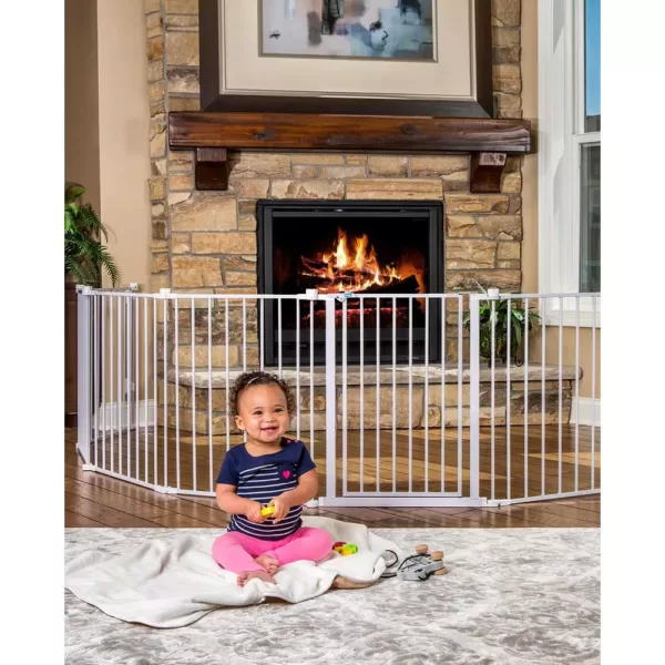 Regalo 28" 4-in-1 Play Yard Configurable Metal Safety Gate