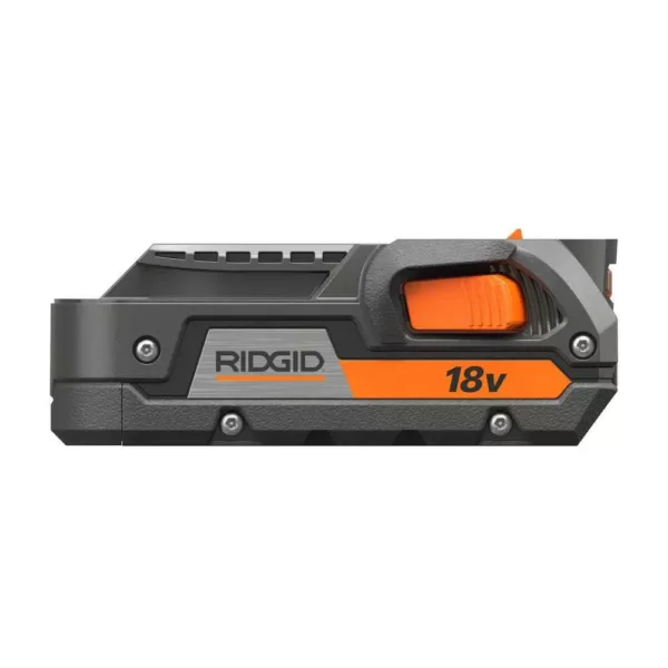 RIDGID 18-Volt OCTANE 4-1/2 in. Angle Grinder with 18-Volt Lithium-Ion 2.0 Ah Battery and Charger Kit