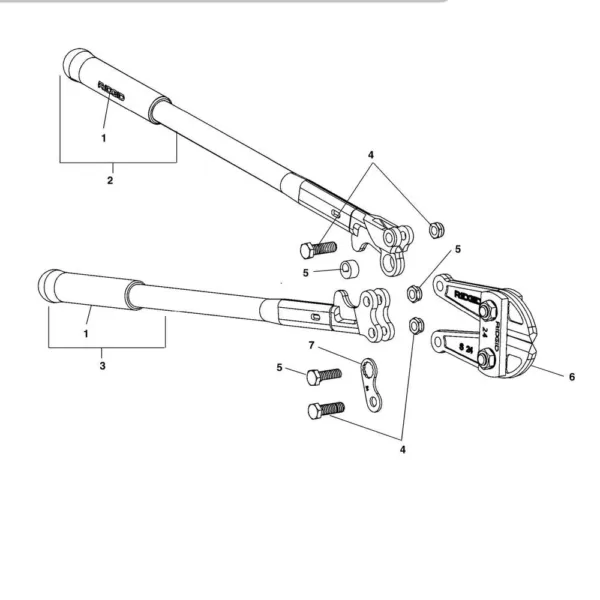 RIDGID S24 24 in. Heavy-Duty Bolt Cutter