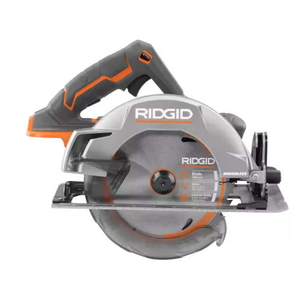 RIDGID 18-Volt Cordless Brushless 7-1/4 in. Circular Saw (Tool Only)