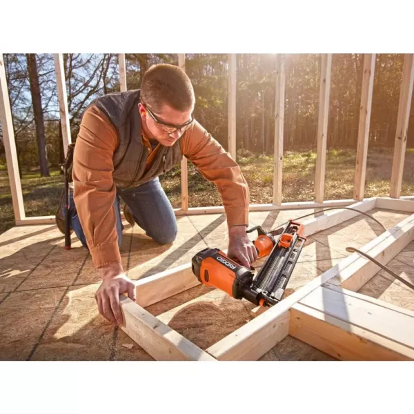 RIDGID 21-Degree 3-1/2 in. Round Head Framing Nailer