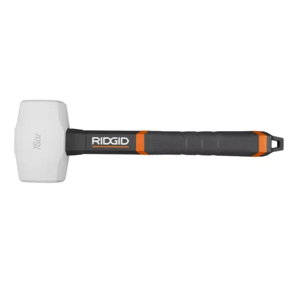 RIDGID 16 oz. Rubber Mallet