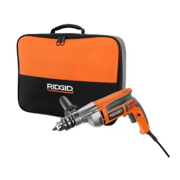 RIDGID 8 Amp Corded 1/2 in. Heavy-Duty Variable Speed Reversible Drill