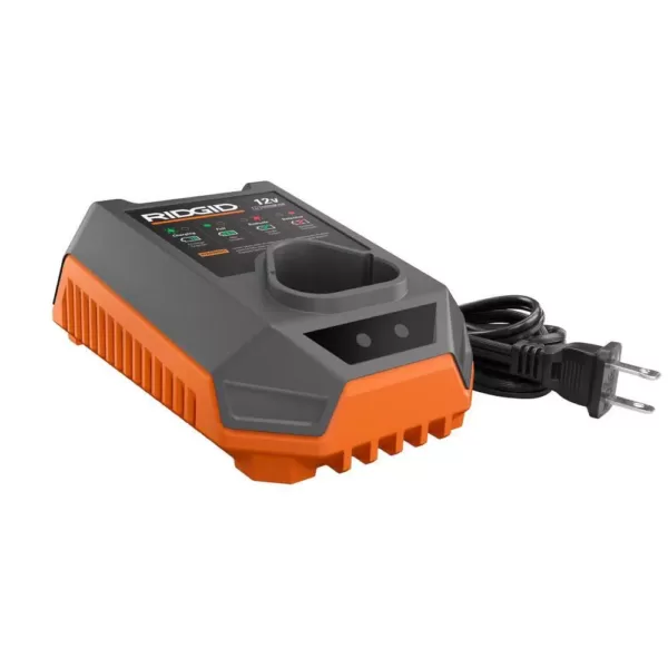 RIDGID 12-Volt Lithium-Ion Battery Charger