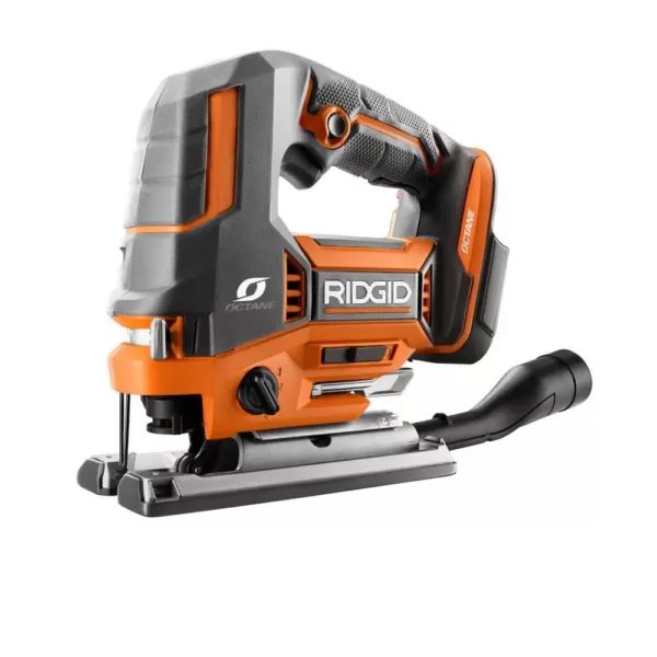 RIDGID 18-Volt Cordless 2-Tool Combo Kit with OCTANE Brushless Jig Saw and Brushless 3 in. x 18 in. Belt Sander (Tools Only)