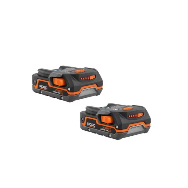 RIDGID 18-Volt Cordless Brushless 10-Piece Combo Kit with Bonus 18-Volt 1.5 Ah Lithium-Ion Battery (2-Pack)