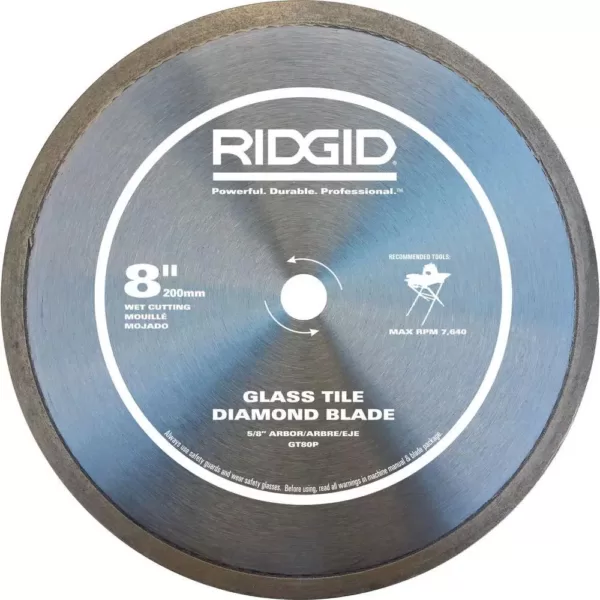 RIDGID 8 in. Glass Tile Blade