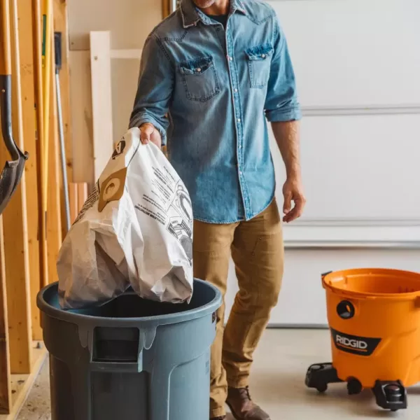 RIDGID Premium Size A Wet or Dry Dust and Debris Bags for Select 12 Gal. to 16 Gal. Wet/Dry Shop Vacuums (2-Pack)