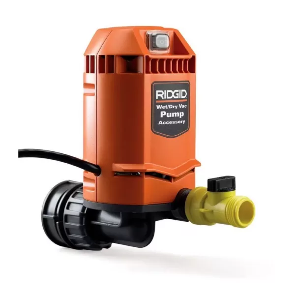 RIDGID Quick Connect Pump Accessory for RIDGID Wet Dry Vacs