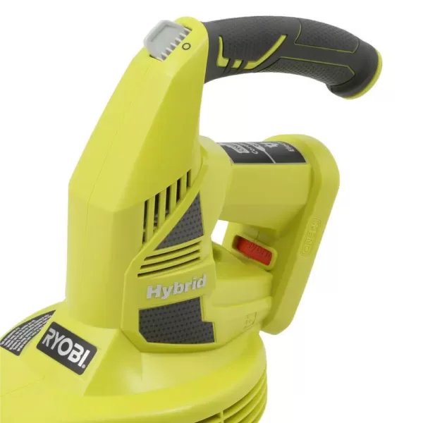 RYOBI ONE+ 150 MPH 200 CFM 18-Volt Lithium-Ion Cordless Battery Hybrid Leaf Blower/Sweeper (Tool Only)