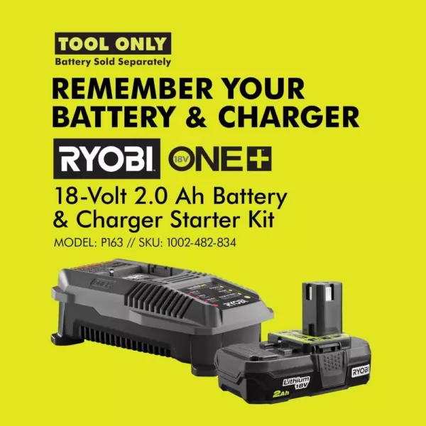 RYOBI 18-Volt ONE+ Lithium-Ion Brushless Cordless 3 in. x 18 in. Belt Sander and Fixed Base Trim Router (Tools Only)