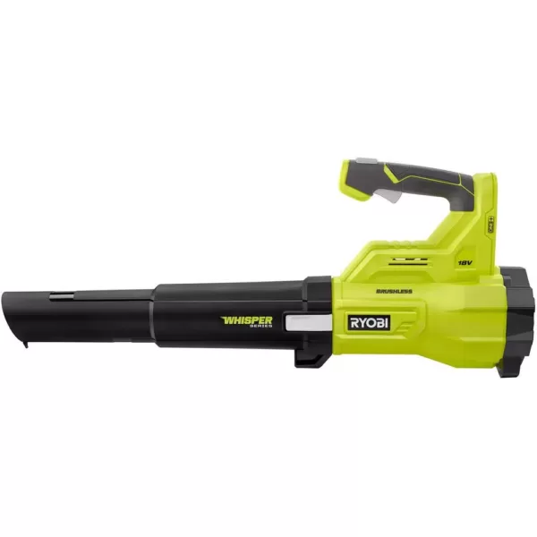 RYOBI ONE+ 18-Volt Cordless Attachment Capable Brushless String Trimmer and Leaf Blower, 4.0 Ah Battery and Charger Included