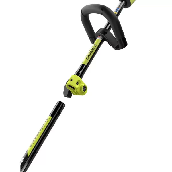 RYOBI 40-Volt Lithium-Ion Brushless Electric Cordless Attachment Capable Edger, 4.0 Ah Battery and Charger Included