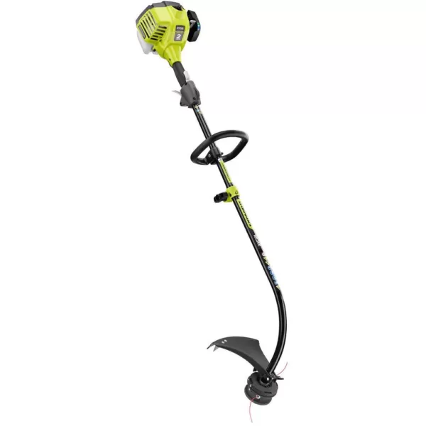 RYOBI 25cc 2-Cycle Attachment Capable Full Crank Curved Shaft Gas String Trimmer