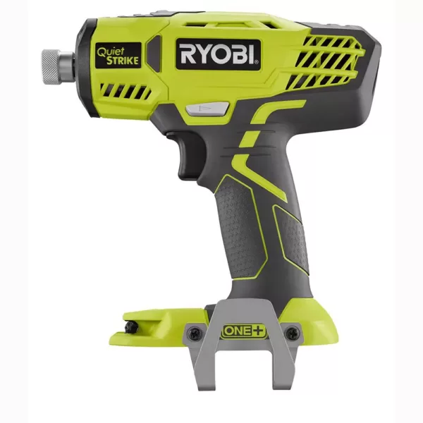 RYOBI 18-Volt ONE+ Cordless 1/4 in. Hex QuietSTRIKE Pulse Driver with Belt Clip with 2.0 Ah Battery and Charger Kit