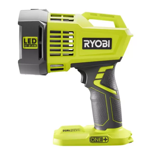 RYOBI 18-Volt ONE+ Hybrid LED Spotlight (Tool Only) with 12-Volt Automotive Cord