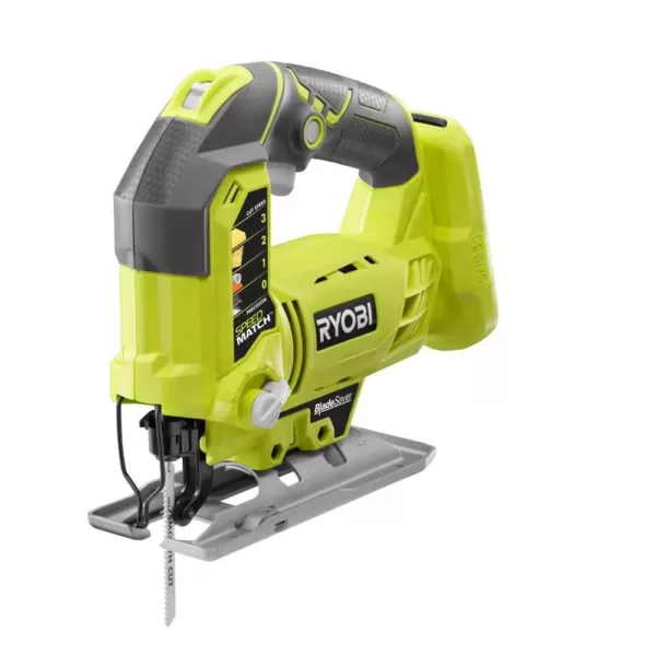 RYOBI 18-Volt ONE+ Lithium-Ion Cordless 7-1/4 in. Compound Miter Saw and Orbital Jig Saw (Tools Only)