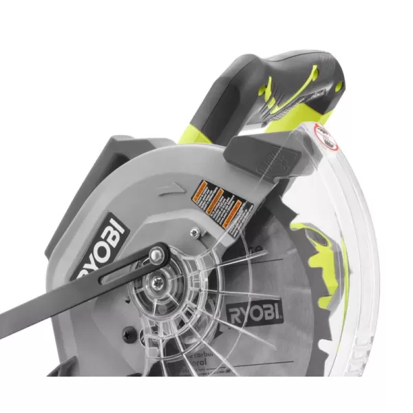 RYOBI 15 Amp 10 in. Sliding Compound Miter Saw and 18-Volt Cordless ONE+ Drill/Driver, Circular Saw Kit