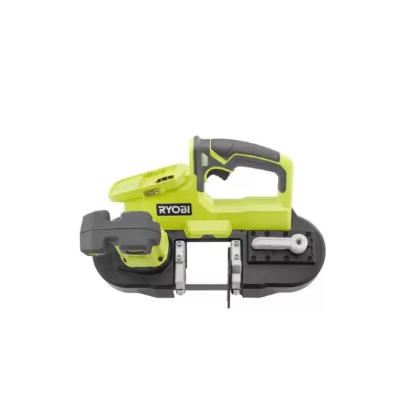 RYOBI ONE+ 18V Cordless 2-1/2 in. Compact Band Saw Kit with (1) 4.0 Ah Lithium-ion Battery and 18V Charger