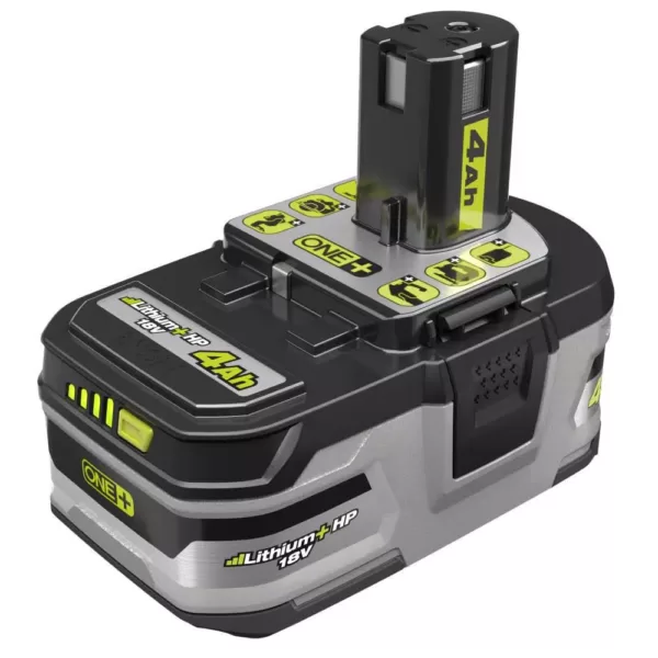 RYOBI 18-Volt ONE+ Lithium-Ion 4.0 Ah LITHIUM+ HP High Capacity Battery