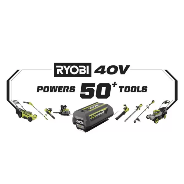 RYOBI 21 in. 40-Volt Brushless Lithium-Ion Cordless SMART TREK Self-Propelled Walk Behind Mower with 6.0Ah Battery and Charger