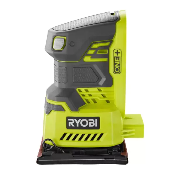 RYOBI 18-Volt ONE+ Cordless 1/4 Sheet Sander (Tool-Only) with Dust Bag