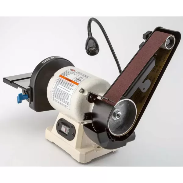 Shop Fox 2 in. Belt/6 in. Disc Sander Benchtop Combo