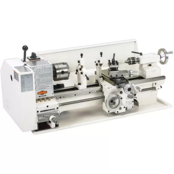 Shop Fox 9 in. x 19 in. 110-Volt 3/4 HP Bench-Top Metal Lathe