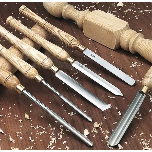 Shop Fox 6 pc. Deluxe HSS Lathe Chisel Set