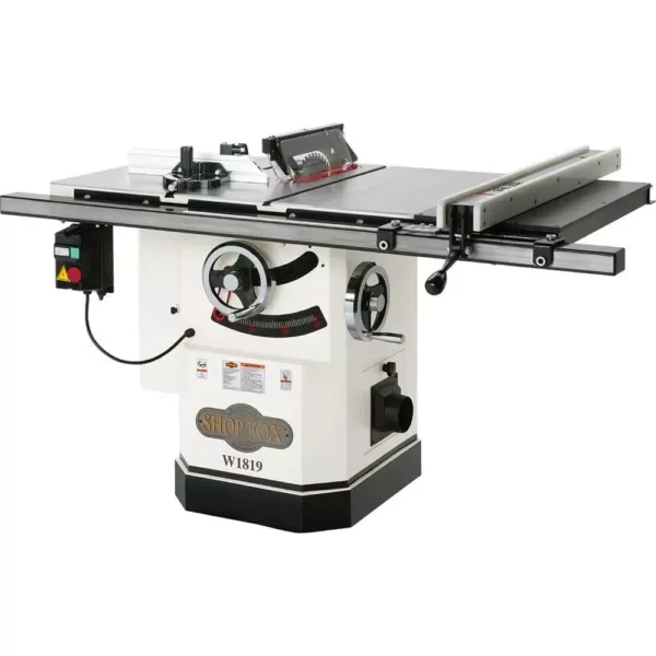 Shop Fox 10 in. 3 HP Cabinet Table Saw with Riving Knife